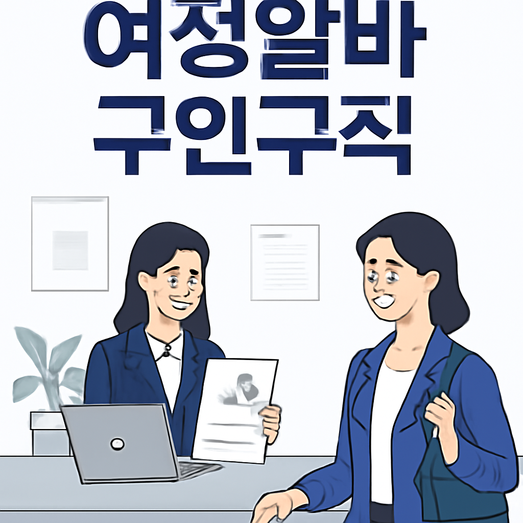 여성알바 구인구직 메인 이미지