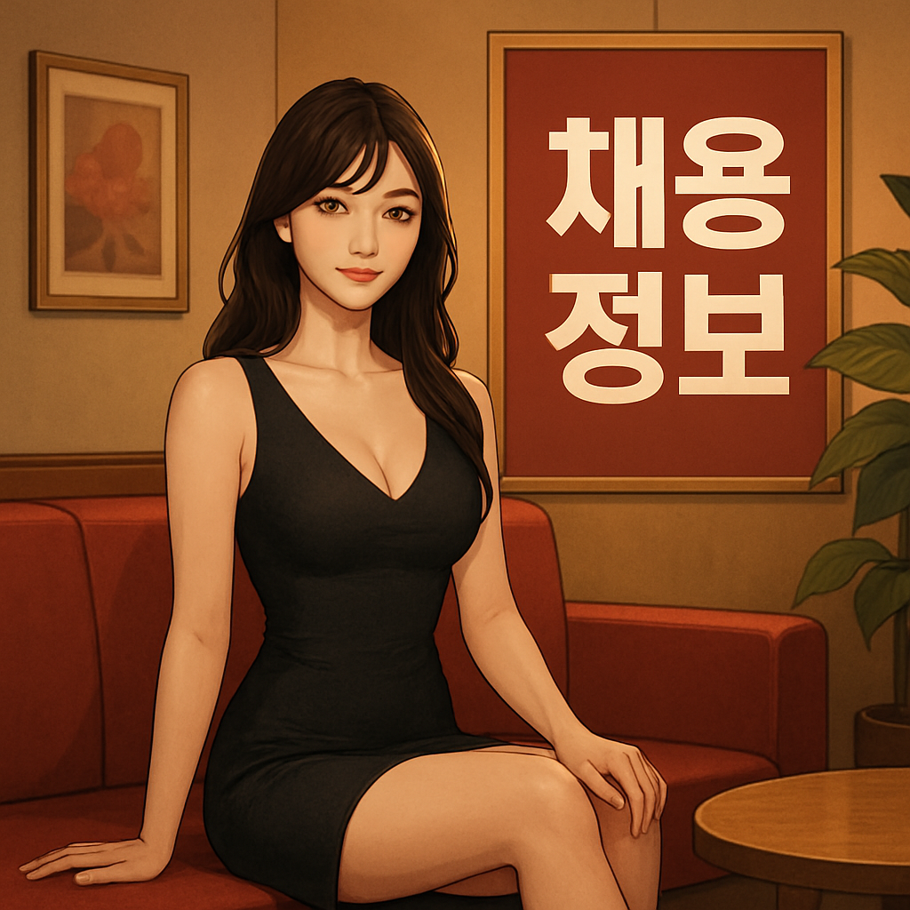 유흥업소 채용 정보 이미지