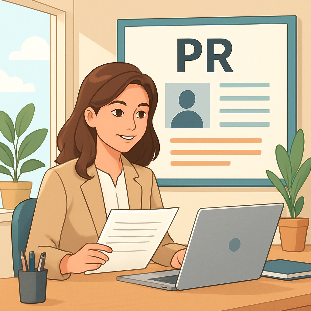 PR 채용 공고 이미지