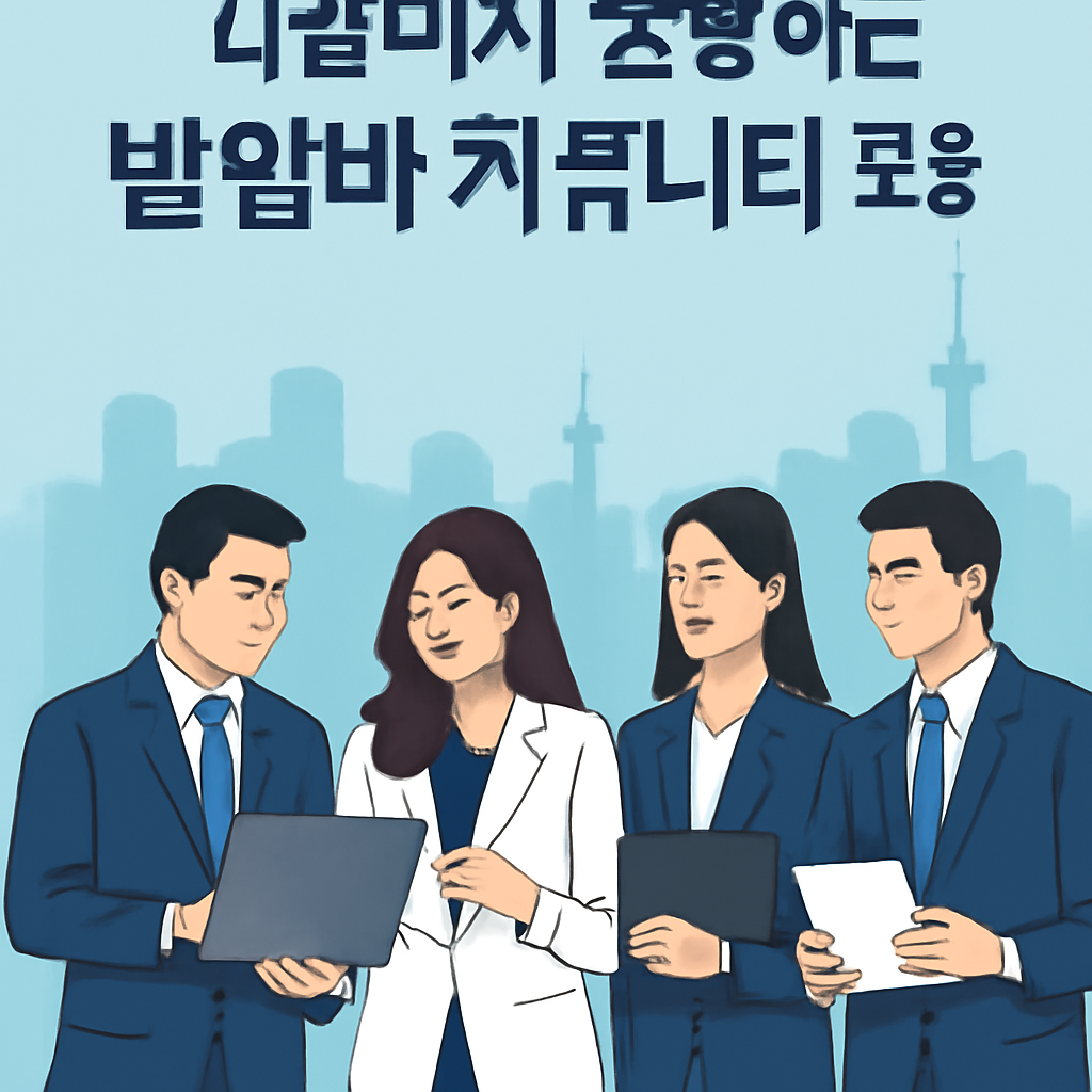 서울에서 운영하는 밤알바 커뮤니티 모음 이미지