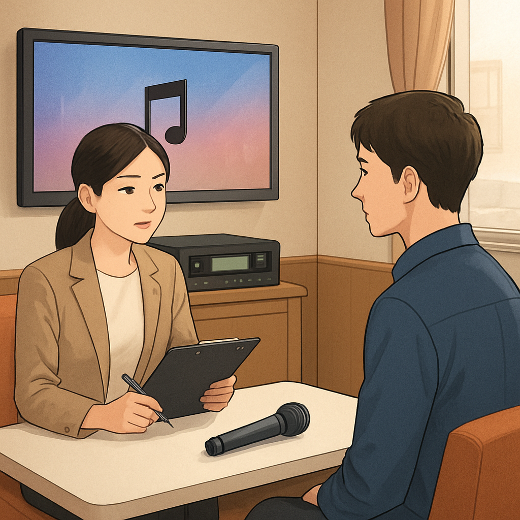 노래방 채용 이미지