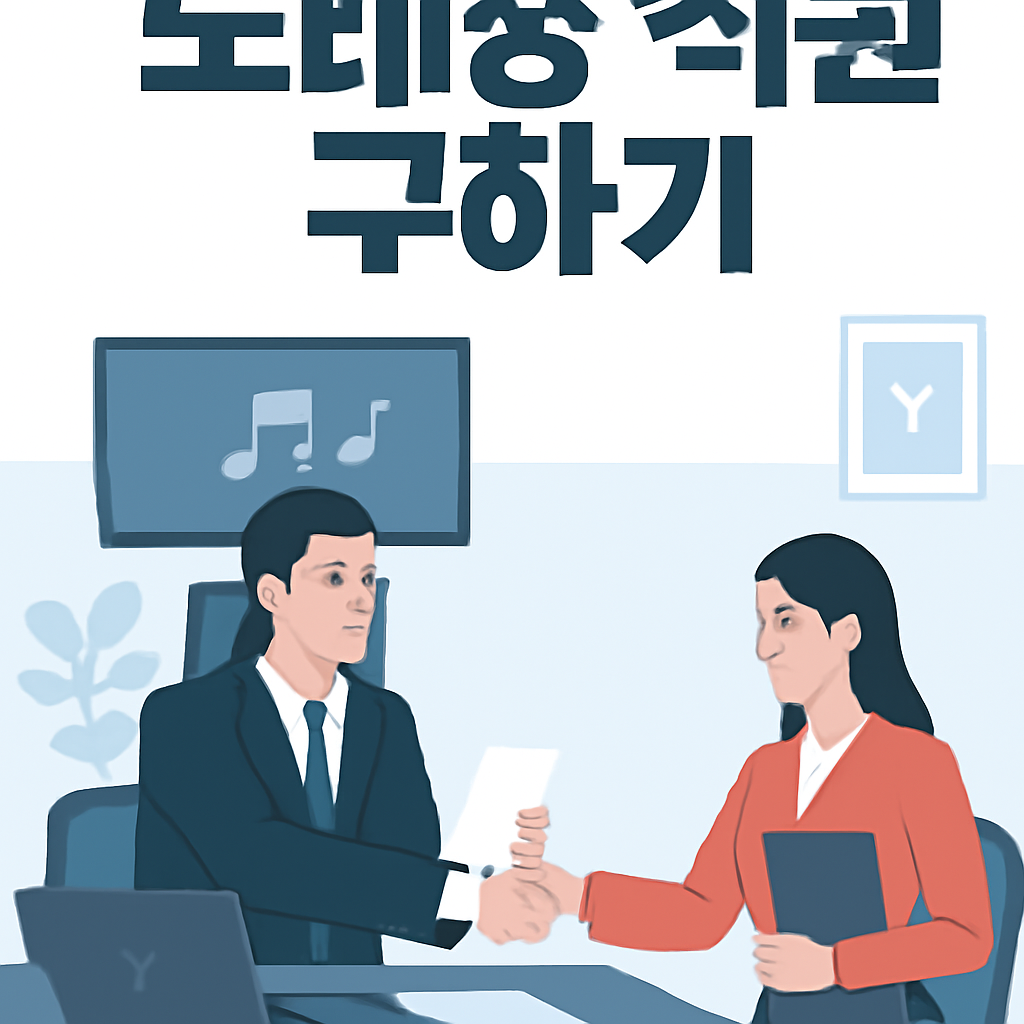 노래방 직원 구하기 이미지