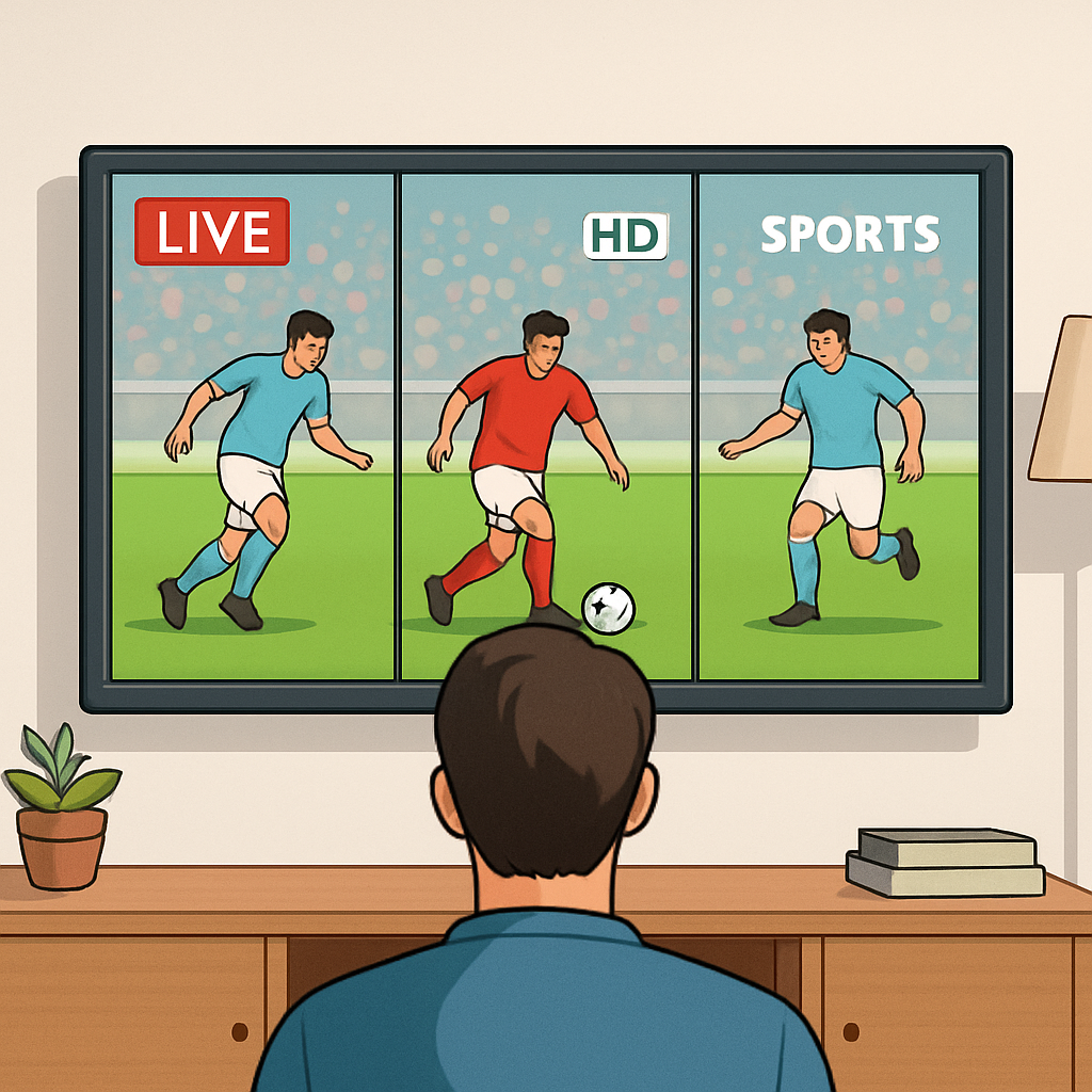 스포츠 중계 채널 비교 및 추천 이미지