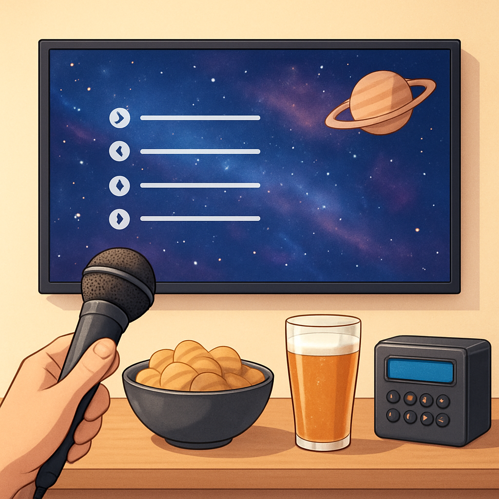 갤럭시 가라오케를 위한 추천 노래 목록 이미지