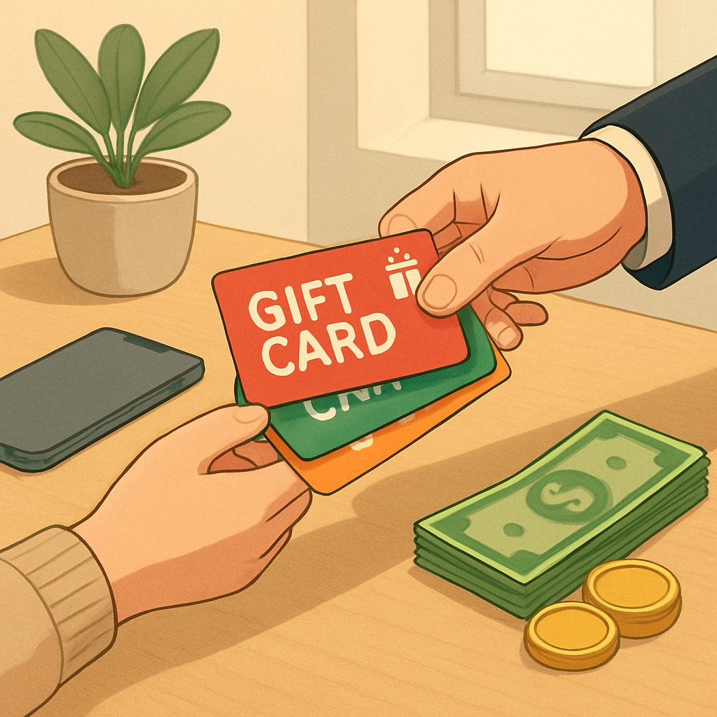 상품권 리셀링 이미지