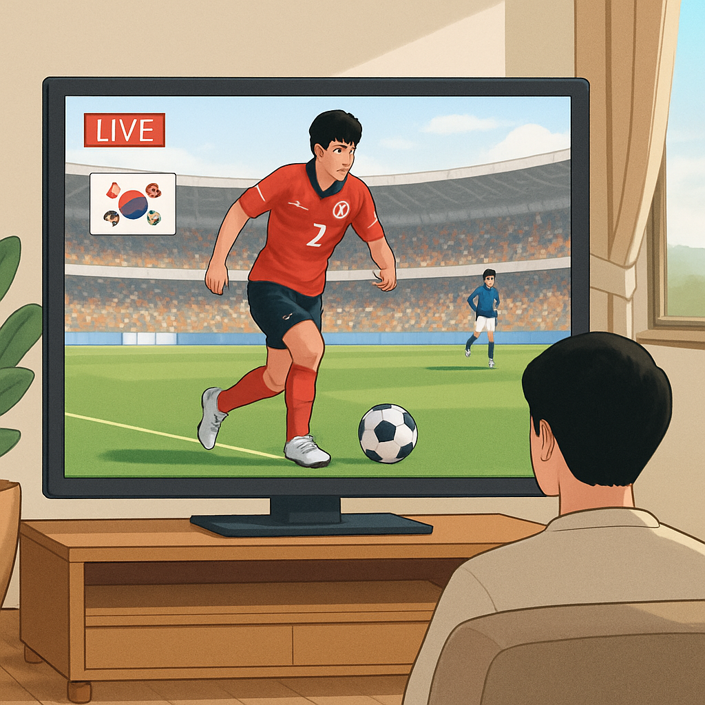 한국 축구 실시간스포츠중계 링크 이미지