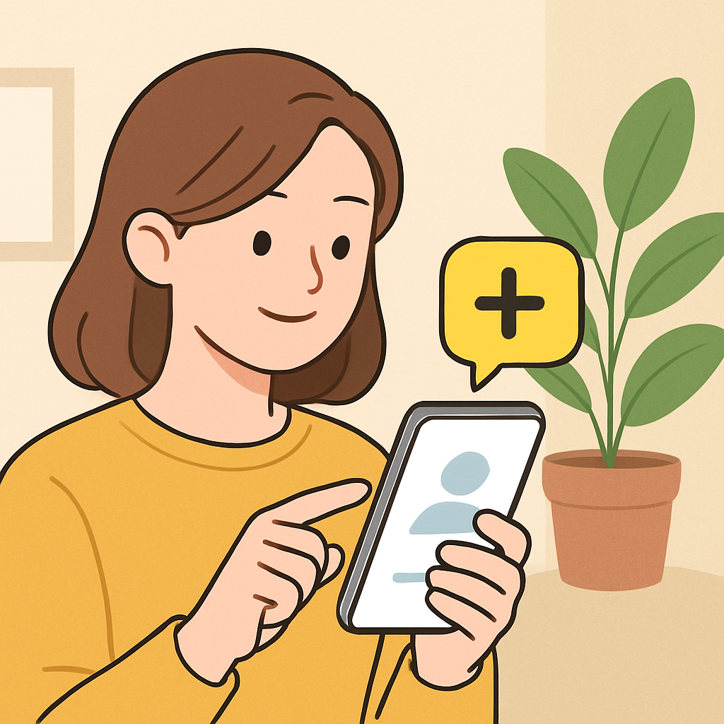 카카오톡 채널 친구추가 이미지