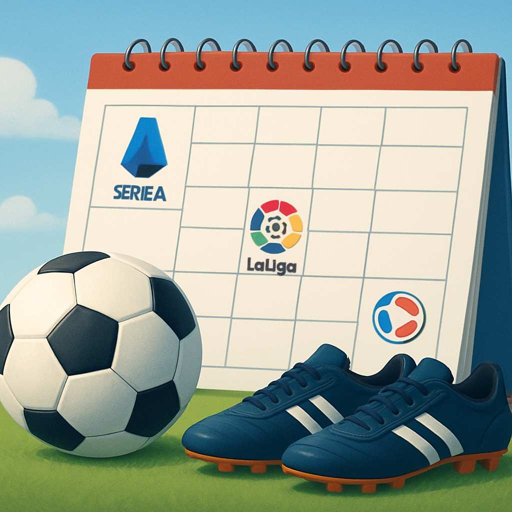 리그별 축구 일정 이미지