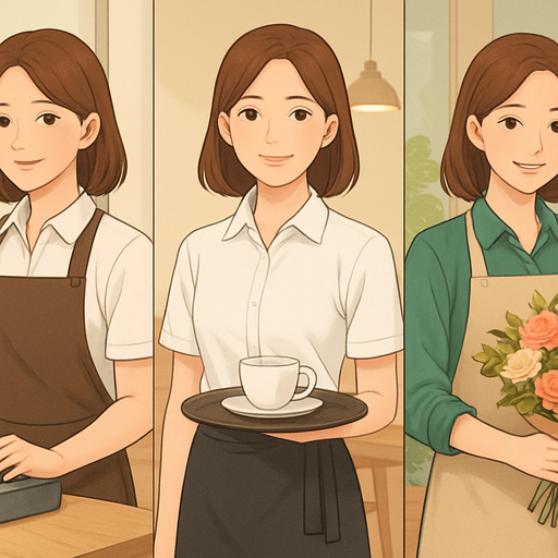 여성 친화적 아르바이트 종류 이미지
